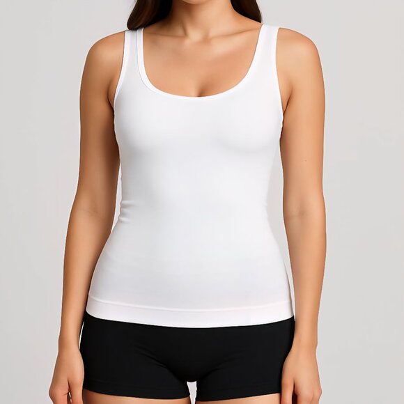 Empetua by Shapermint Women's White All Day Shaping Tank Cami Size S - Picture 1 of 11